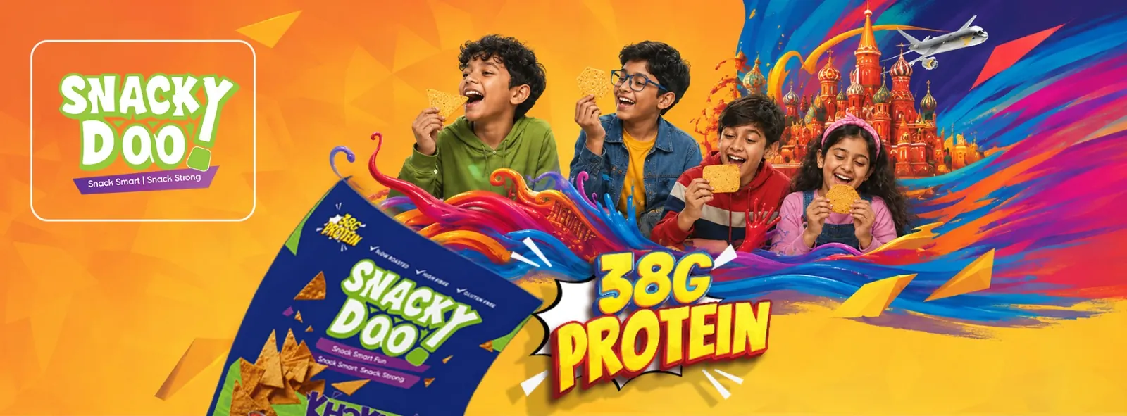 Snackydoo protein snacks campaign